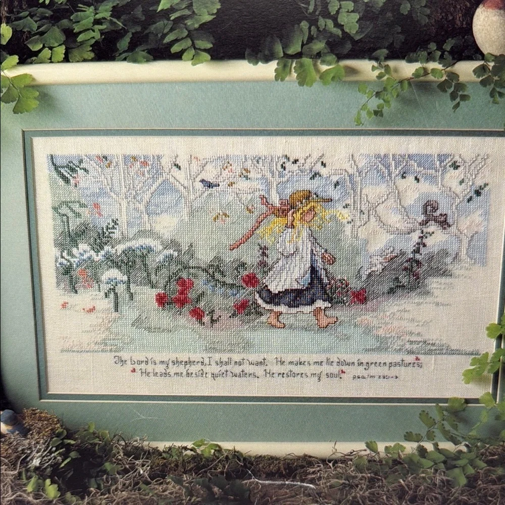 Leisure Arts “My Shepherd” Cross-Stitch Pattern #864 Debbie Kingston